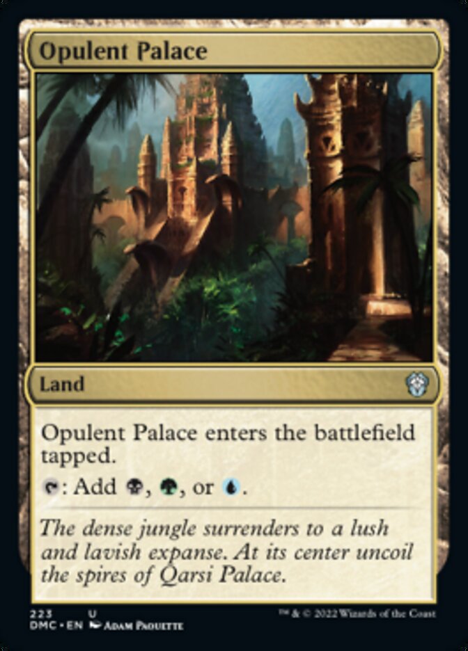 Opulent Palace [Dominaria United Commander] | Cracking-Singles