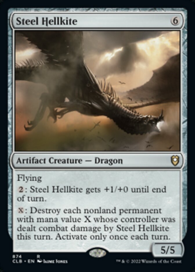 Steel Hellkite [Commander Legends: Battle for Baldur's Gate] | Cracking-Singles