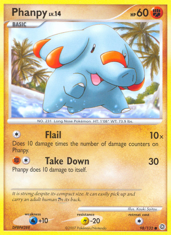 Phanpy (98/132) [Diamond & Pearl: Secret Wonders] | Cracking-Singles