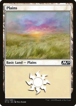 Plains (263) [Core Set 2019] | Cracking-Singles