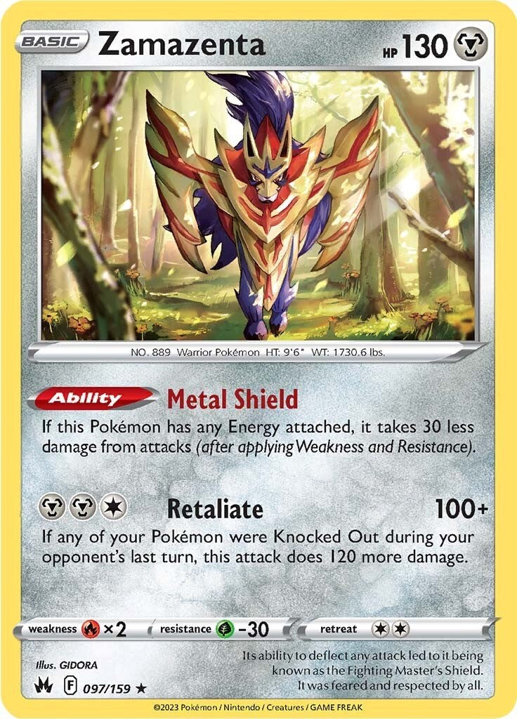 Zamazenta (097/159) [Sword & Shield: Crown Zenith] | Cracking-Singles