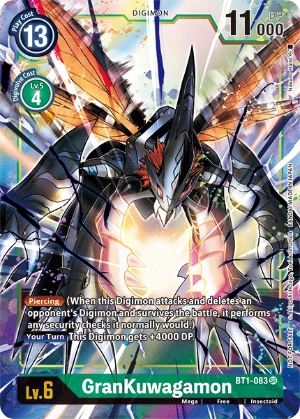 GranKuwagamon [BT1-083] (Alternate Art) [Release Special Booster Ver.1.5] | Cracking-Singles