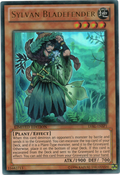 Sylvan Bladefender [LVAL-ENSP1] Ultra Rare | Cracking-Singles