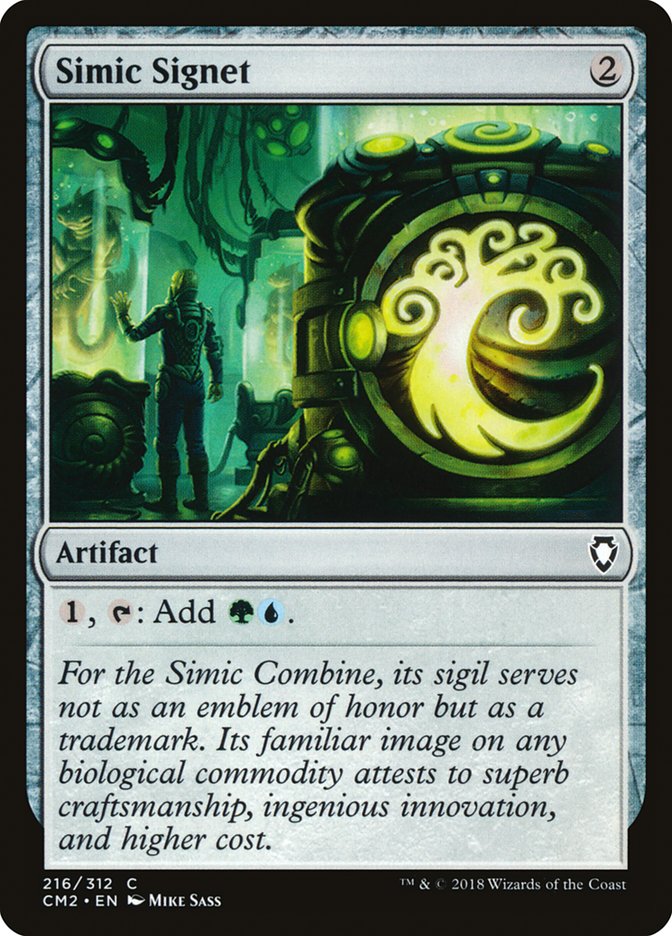 Simic Signet (216/312) [Commander Anthology Volume II] | Cracking-Singles