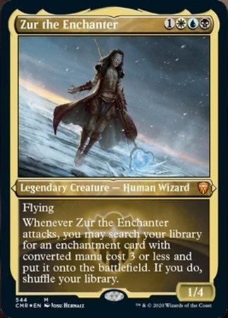 Zur the Enchanter (Foil Etched) [Commander Legends] | Cracking-Singles