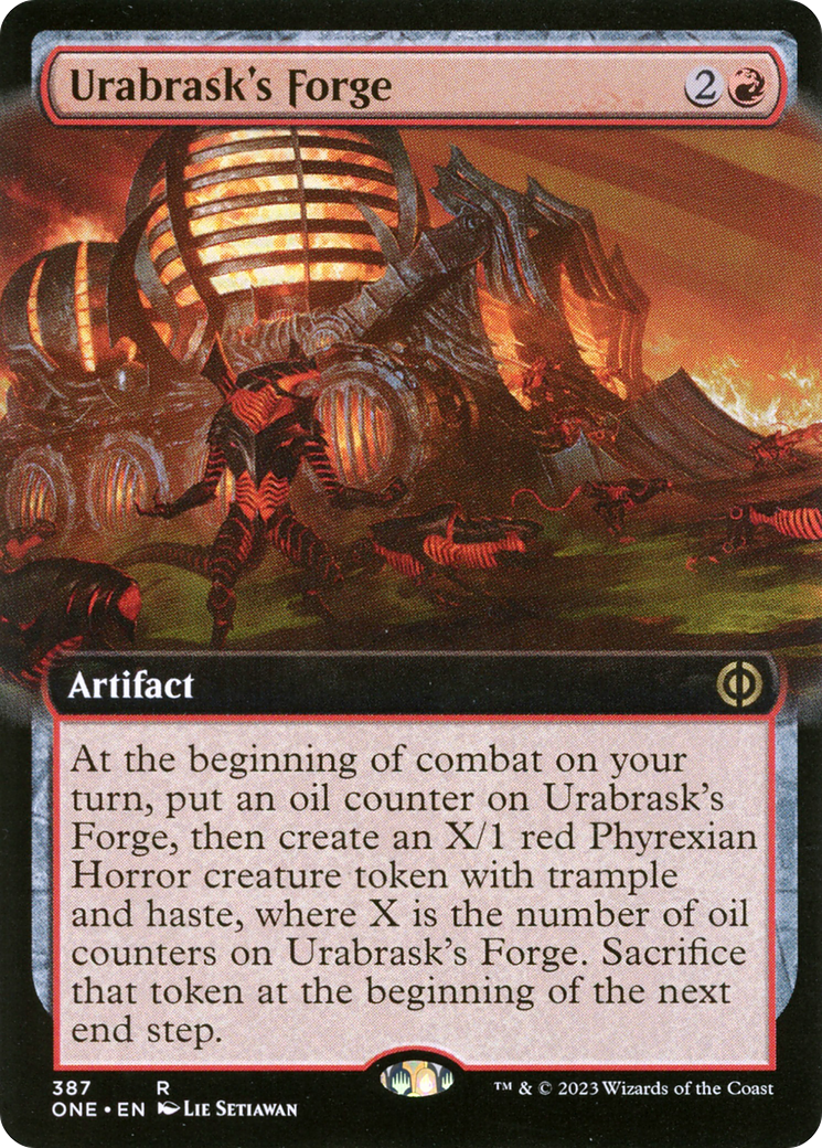 Urabrask's Forge (Extended Art) [Phyrexia: All Will Be One] | Cracking-Singles