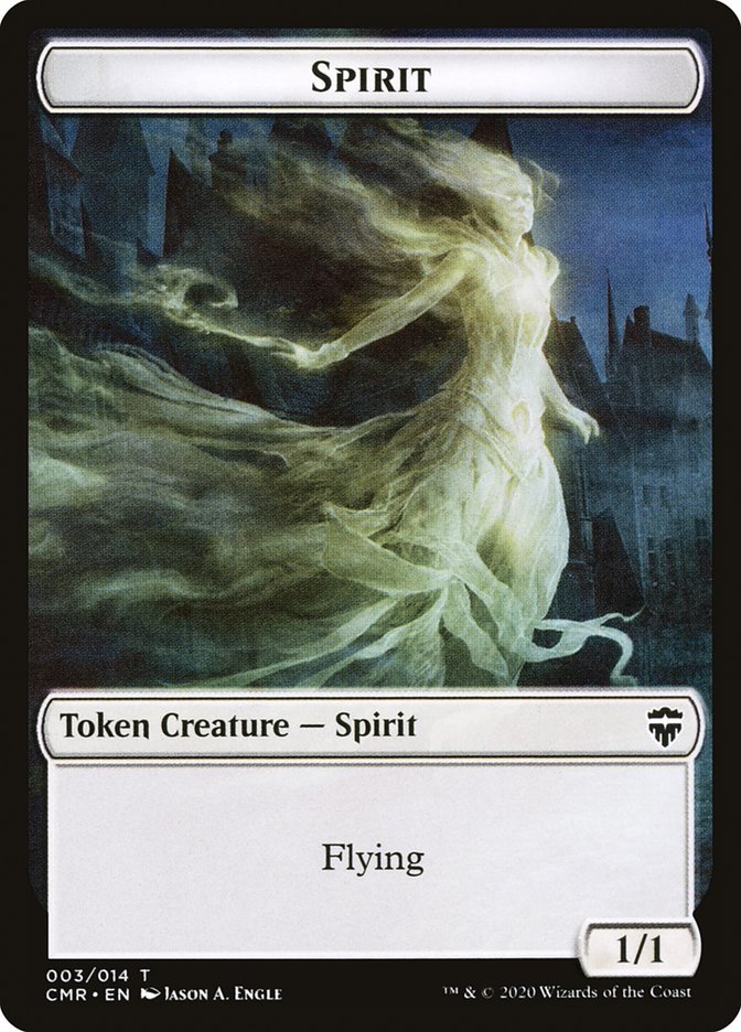 Rock // Spirit Token [Commander Legends Tokens] | Cracking-Singles