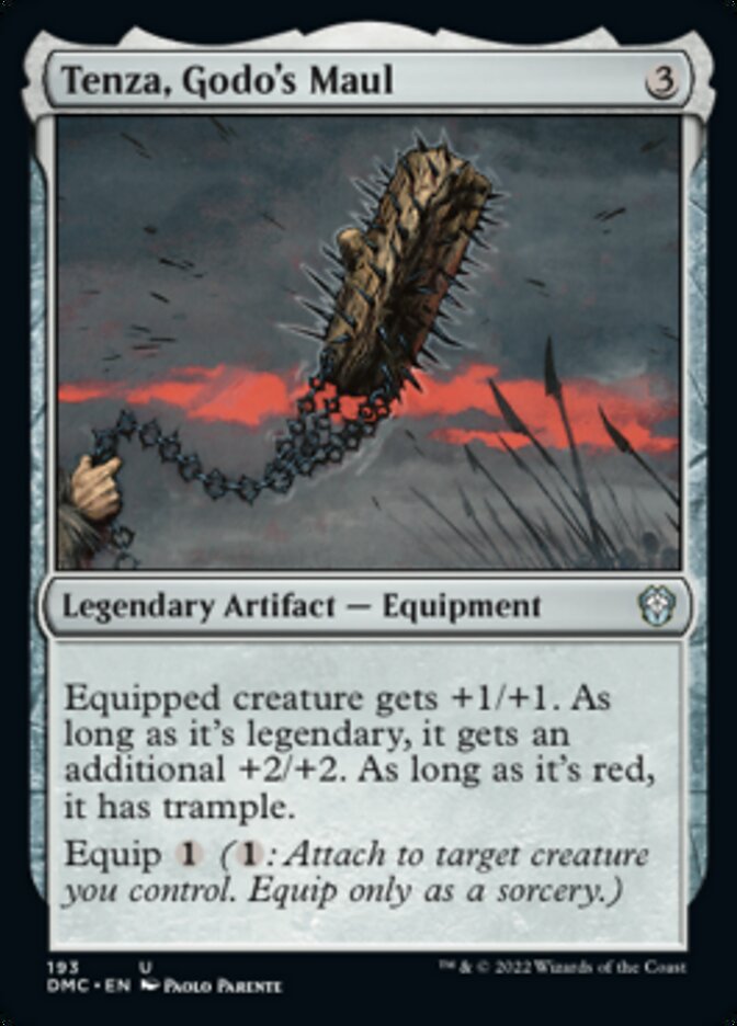 Tenza, Godo's Maul [Dominaria United Commander] | Cracking-Singles