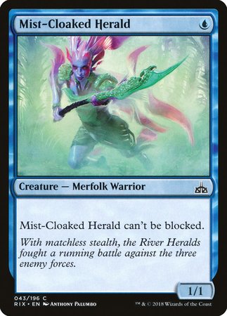 Mist-Cloaked Herald [Rivals of Ixalan] | Cracking-Singles