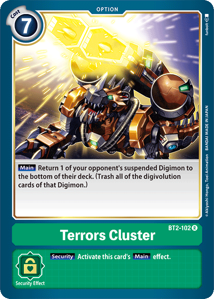 Terrors Cluster [BT2-102] [Release Special Booster Ver.1.0] | Cracking-Singles