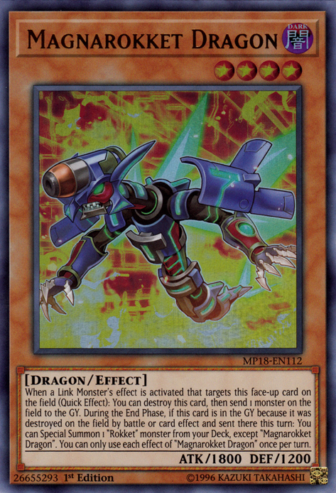 Magnarokket Dragon [MP18-EN112] Ultra Rare | Cracking-Singles