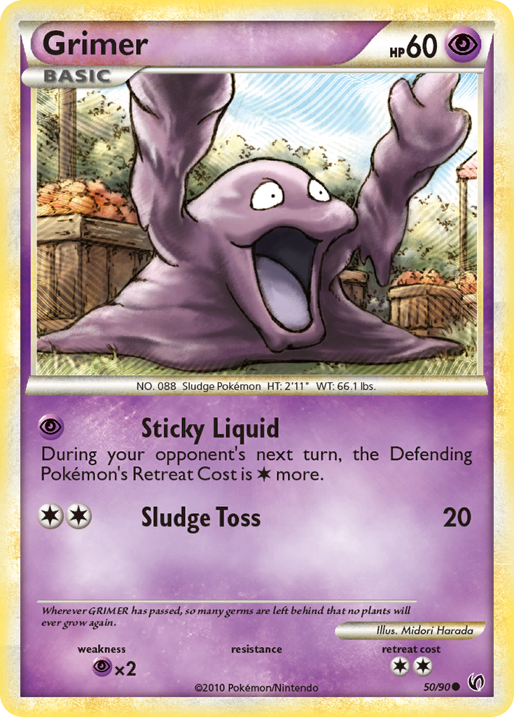 Grimer (50/90) [HeartGold & SoulSilver: Undaunted] | Cracking-Singles