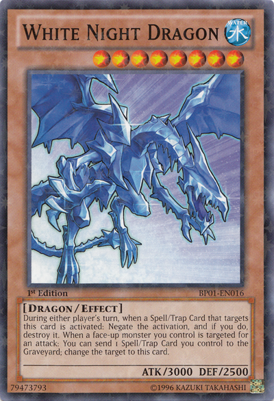 White Night Dragon [BP01-EN016] Starfoil Rare | Cracking-Singles