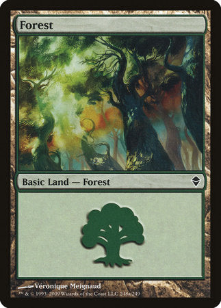 Forest (248a) [Zendikar] | Cracking-Singles