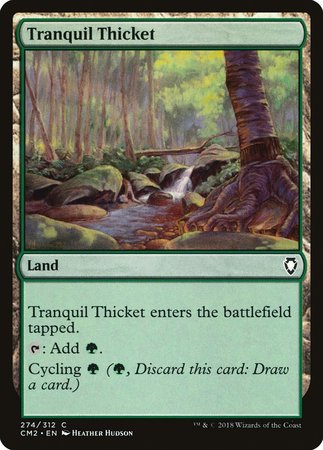 Tranquil Thicket [Commander Anthology Volume II] | Cracking-Singles