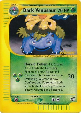 Dark Venusaur (7) (Jumbo Card) [Best of Promos] | Cracking-Singles