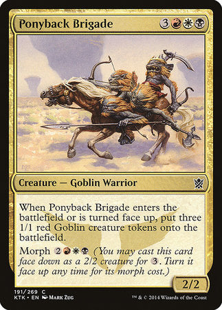 Ponyback Brigade [Khans of Tarkir] | Cracking-Singles