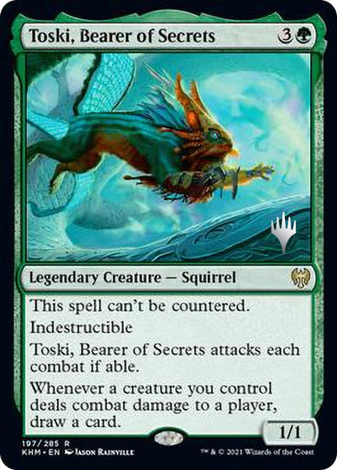 Toski, Bearer of Secrets (Promo Pack) [Kaldheim Promos] | Cracking-Singles