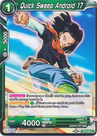 Quick Sweep Android 17 [BT9-045] | Cracking-Singles