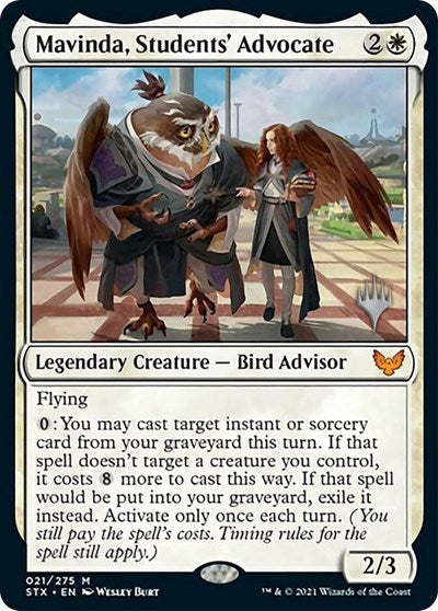 Mavinda, Students' Advocate (Promo Pack) [Strixhaven: School of Mages Promos] | Cracking-Singles