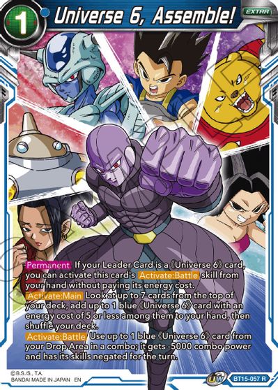 Universe 6, Assemble! [BT15-057] | Cracking-Singles