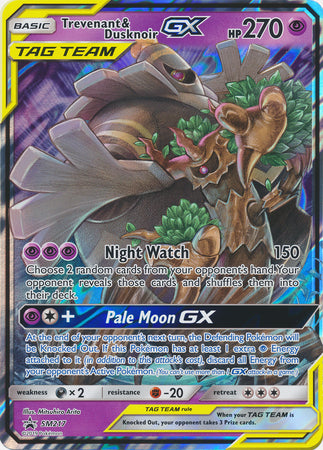 Trevenant & Dusknoir GX (SM217) (Jumbo Card) [Sun & Moon: Black Star Promos] | Cracking-Singles