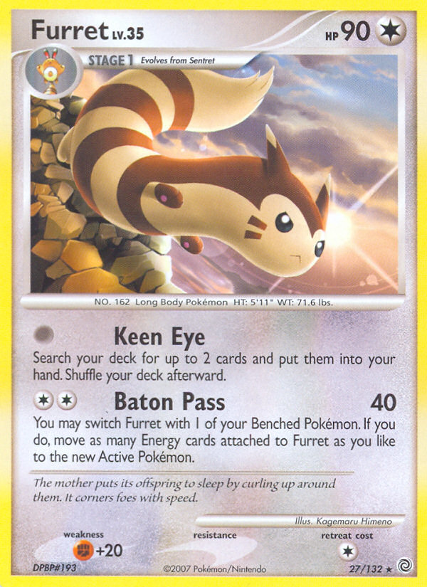 Furret (27/132) [Diamond & Pearl: Secret Wonders] | Cracking-Singles