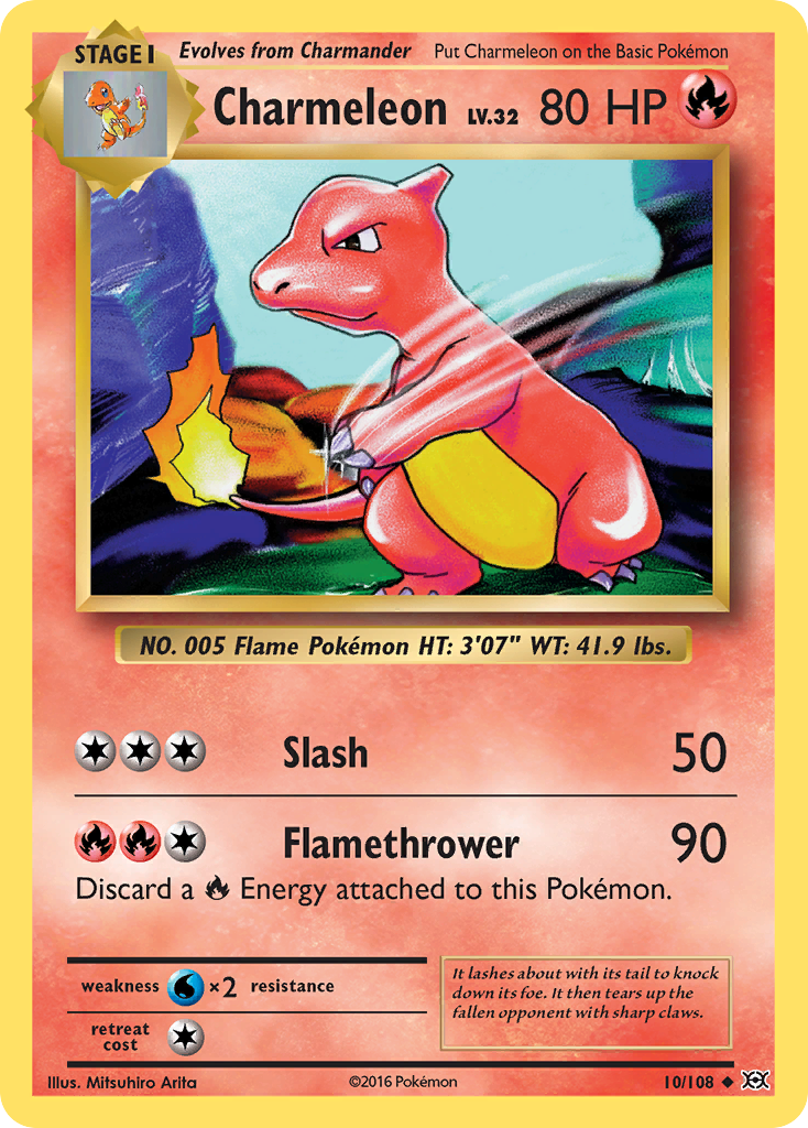 Charmeleon (10/108) [XY: Evolutions] | Cracking-Singles