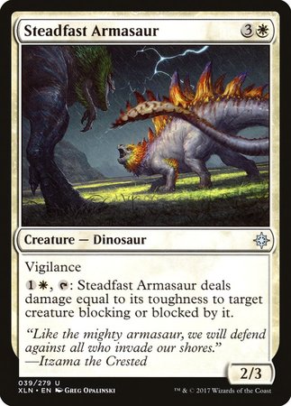 Steadfast Armasaur [Ixalan] | Cracking-Singles