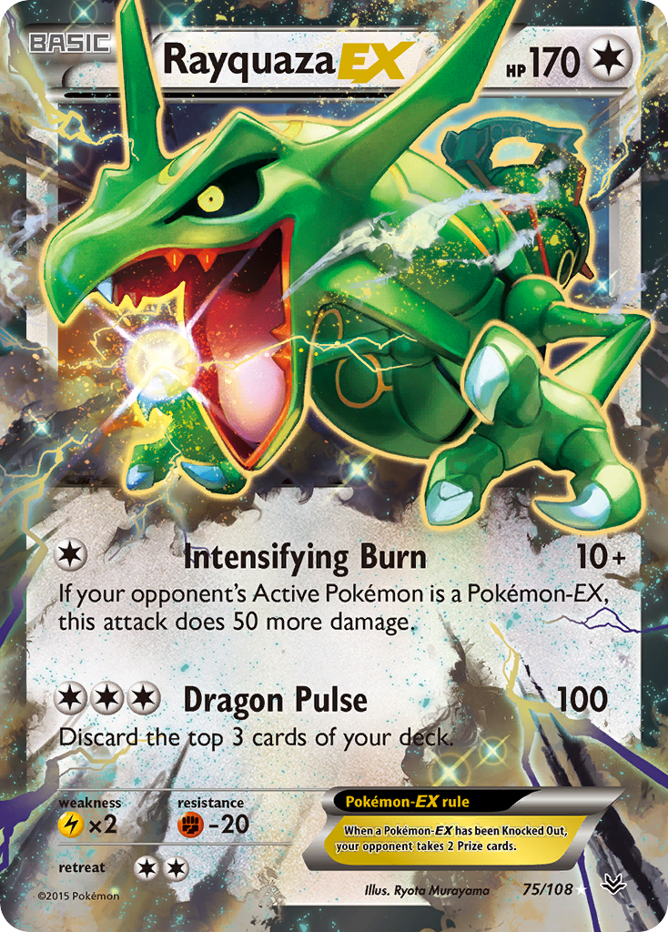 Rayquaza EX (75/108) [XY: Roaring Skies] | Cracking-Singles