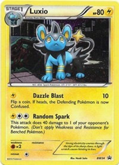 Luxio (BW34) (Cosmos Holo) [Black & White: Black Star Promos] | Cracking-Singles