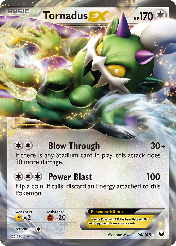 Tornadus EX (90/108) [Black & White: Dark Explorers] | Cracking-Singles