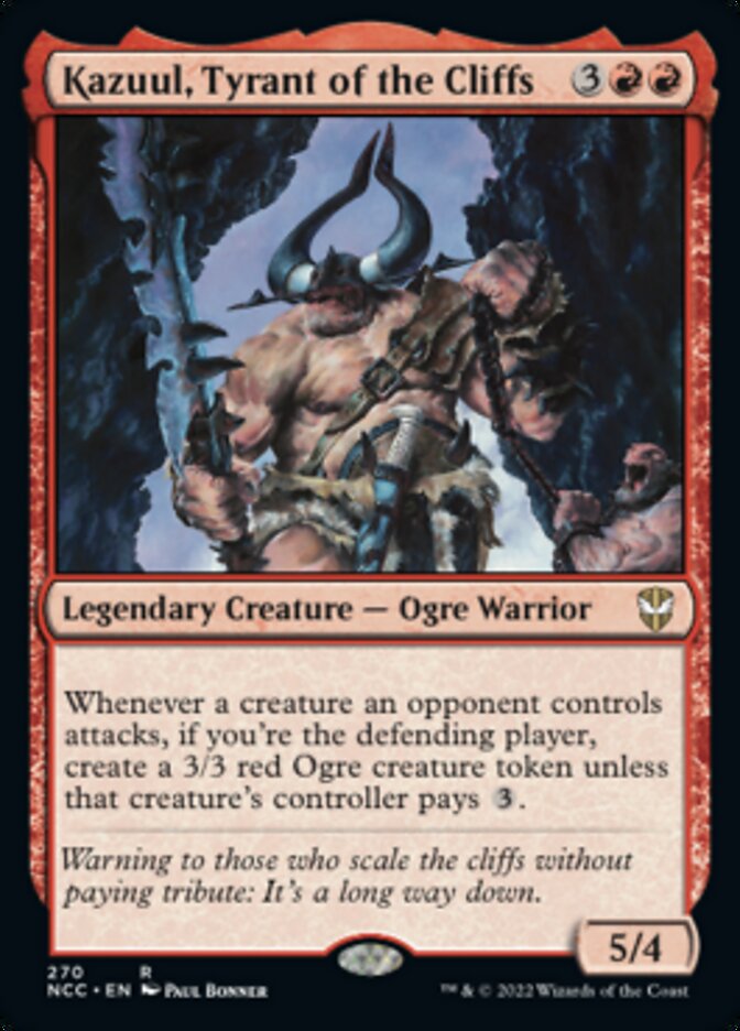 Kazuul, Tyrant of the Cliffs [Streets of New Capenna Commander] | Cracking-Singles