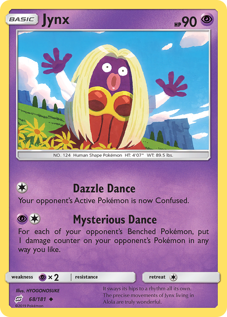 Jynx (68/181) [Sun & Moon: Team Up] | Cracking-Singles