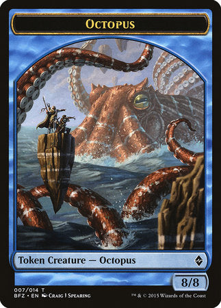 Octopus Token [Battle for Zendikar Tokens] | Cracking-Singles