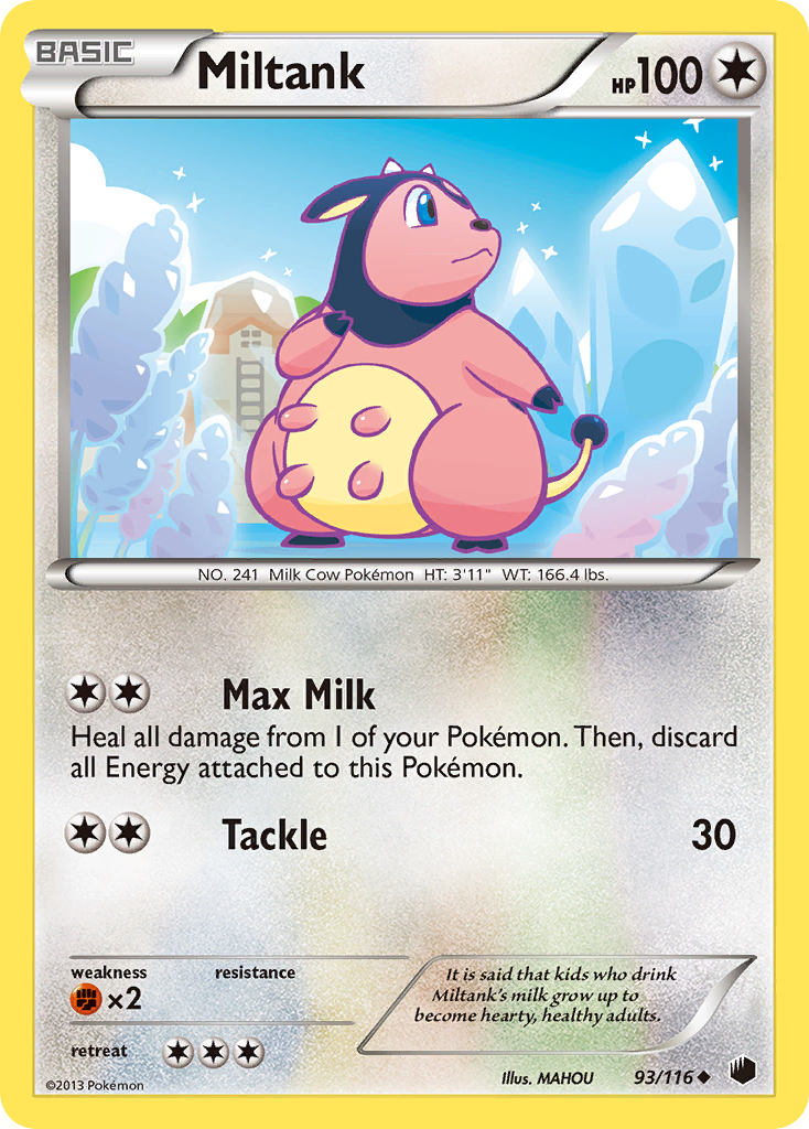 Miltank (93/116) [Black & White: Plasma Freeze] | Cracking-Singles