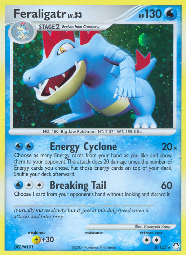 Feraligatr (8/123) [Diamond & Pearl: Mysterious Treasures] | Cracking-Singles