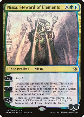 Nissa, Steward of Elements (SDCC 2017 EXCLUSIVE) [San Diego Comic-Con 2017] | Cracking-Singles