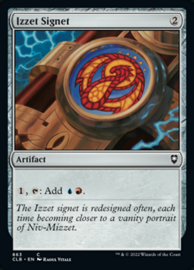 Izzet Signet [Commander Legends: Battle for Baldur's Gate] | Cracking-Singles