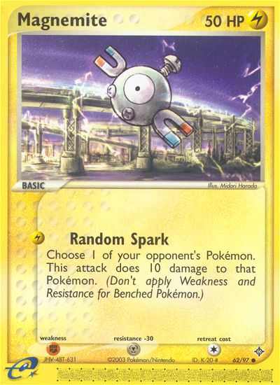 Magnemite (62/97) [EX: Dragon] | Cracking-Singles