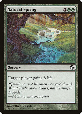 Natural Spring [Duels of the Planeswalkers] | Cracking-Singles