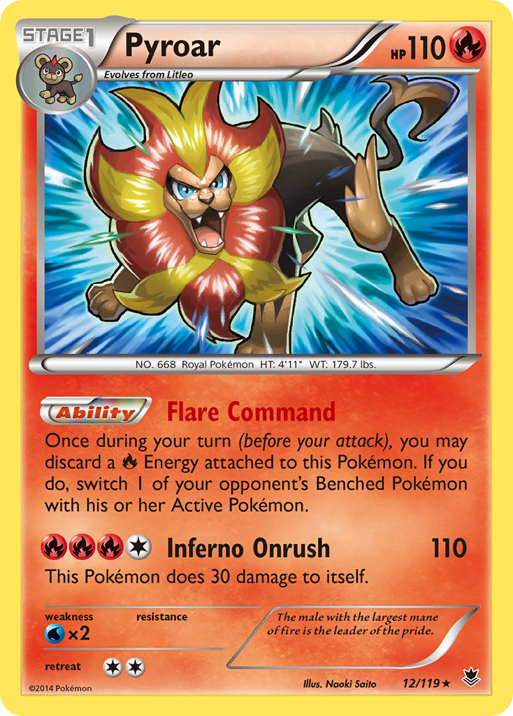 Pyroar (12/119) [XY: Phantom Forces] | Cracking-Singles