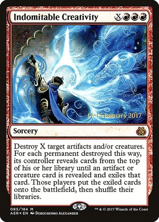 Indomitable Creativity [Aether Revolt Prerelease Promos] | Cracking-Singles