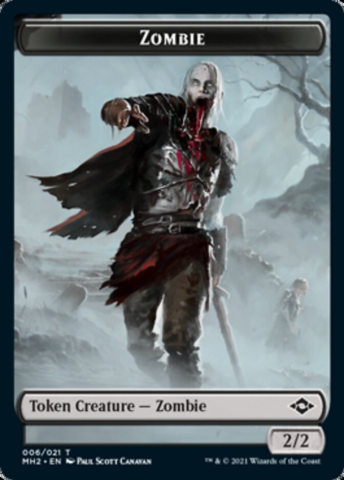 Zombie Token [Modern Horizons 2 Tokens] | Cracking-Singles