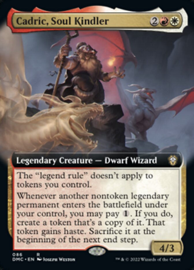 Cadric, Soul Kindler (Extended Art) [Dominaria United Commander] | Cracking-Singles