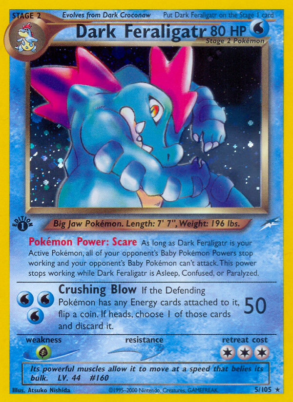 Dark Feraligatr (5/105) [Neo Destiny 1st Edition] | Cracking-Singles