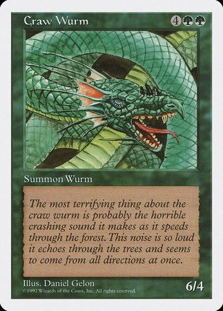 Craw Wurm [Fifth Edition] | Cracking-Singles