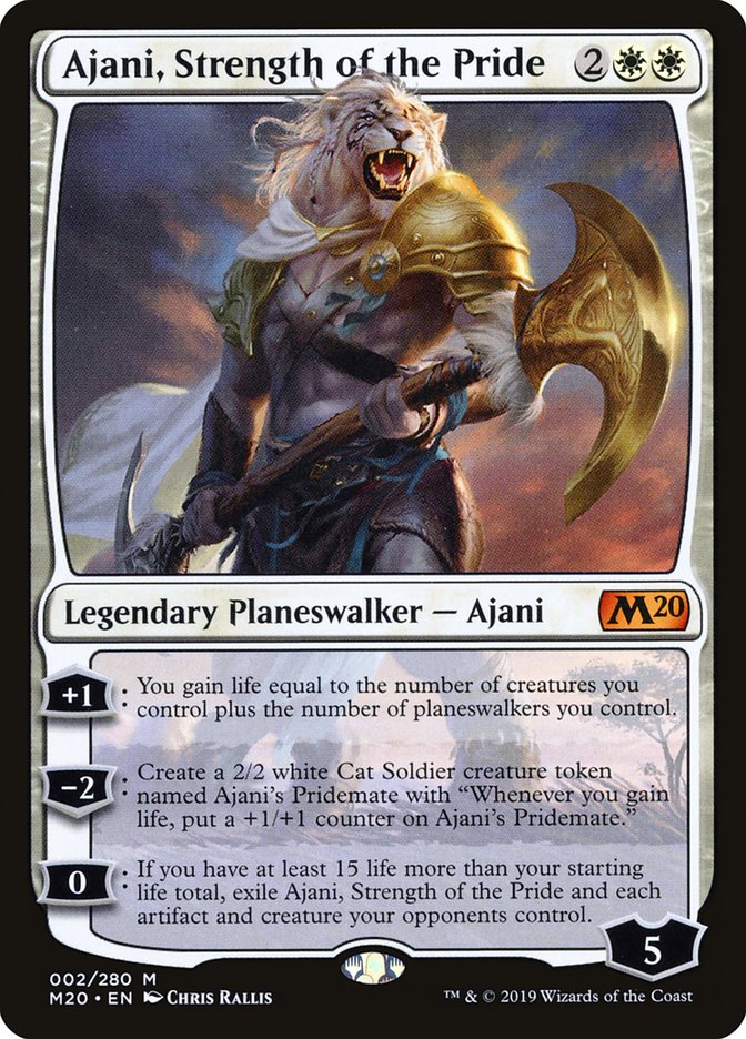 Ajani, Strength of the Pride [Core Set 2020] | Cracking-Singles