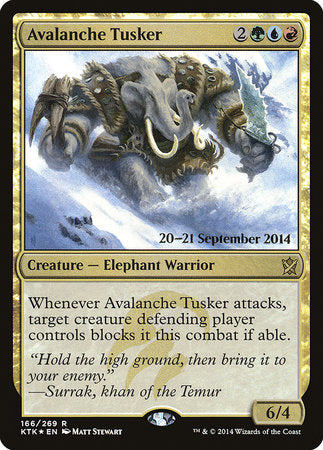 Avalanche Tusker [Khans of Tarkir Promos] | Cracking-Singles