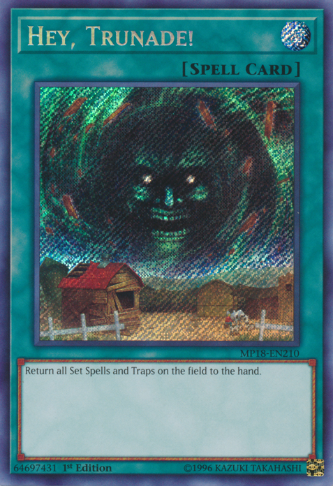 Hey, Trunade! [MP18-EN210] Secret Rare | Cracking-Singles